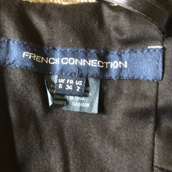 NWT French Connections Size 2 Black Sequin and Tulle Mini Party Dress - Picture 10 of 15
